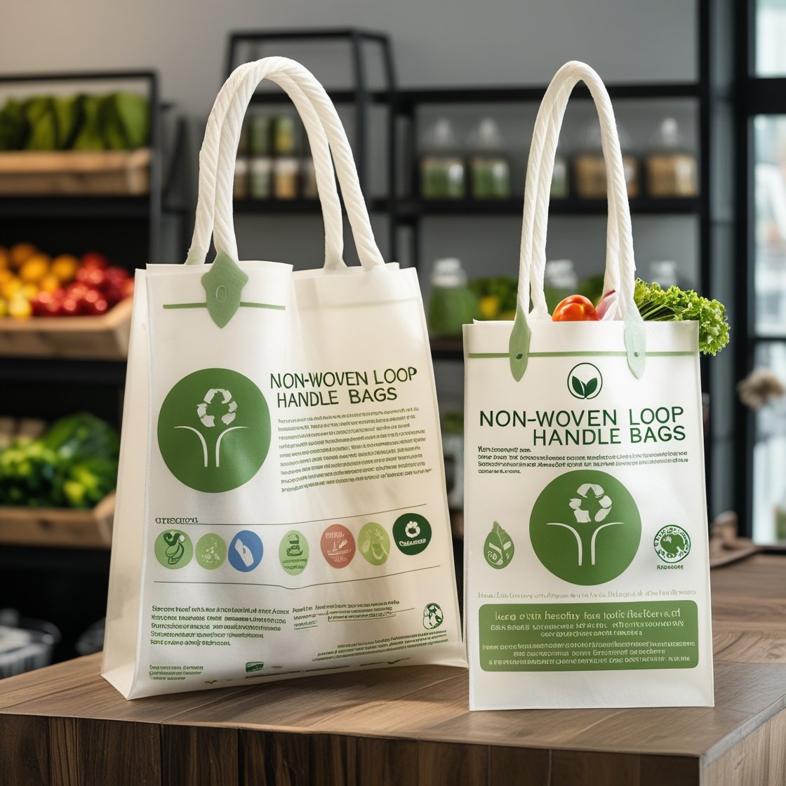 Non Woven Loop Handle Bag