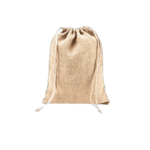 Printed Jute Pouch Bag