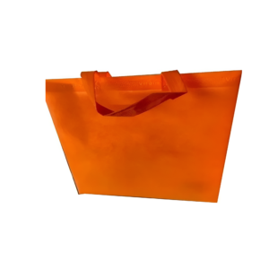 Orange Loop Handle Non Woven Bag