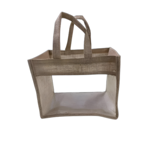 Jute Bag With Pvc Window