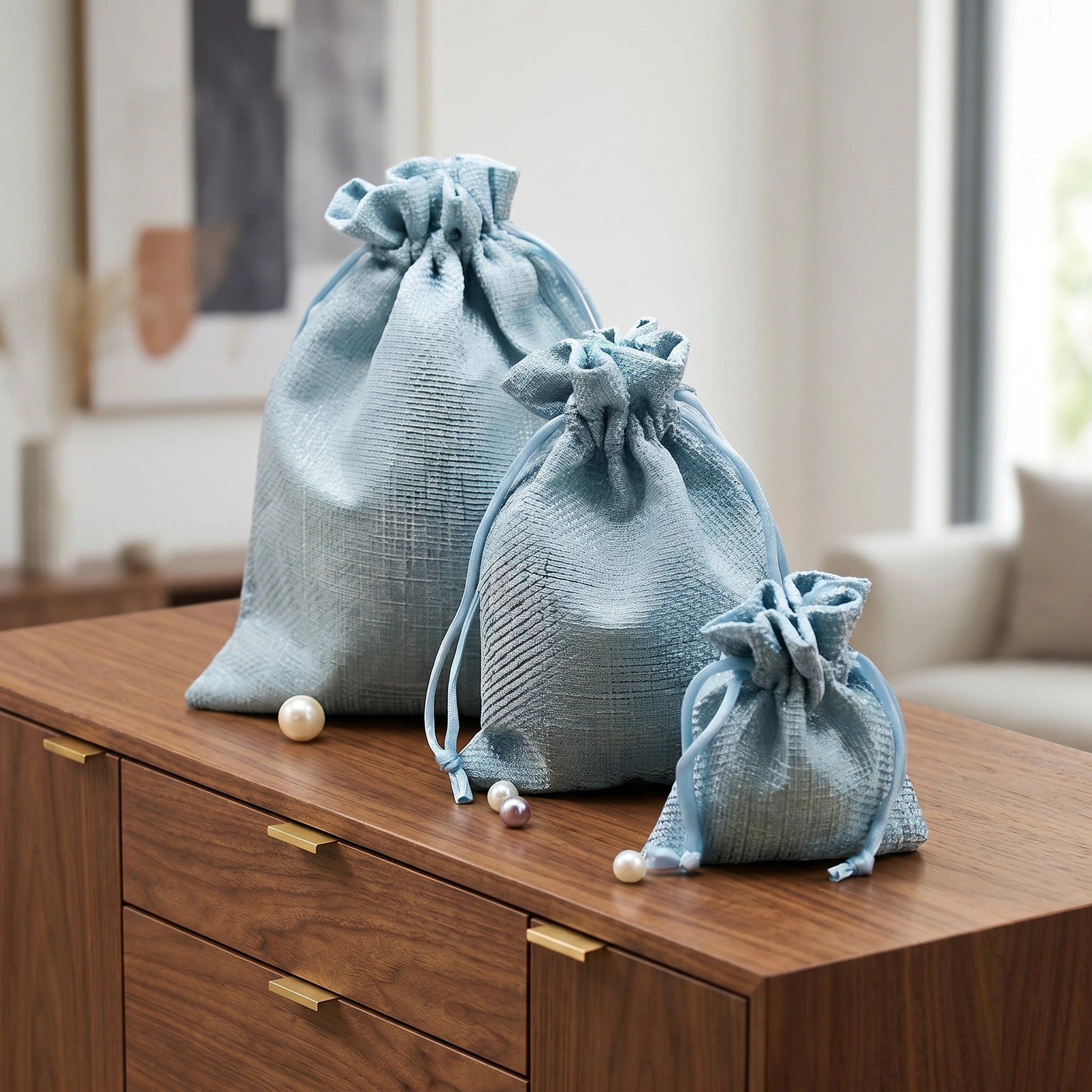 Jute Drawstring Bag
