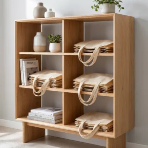 White Color Cotton Carry Bag